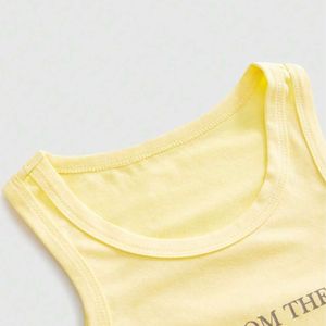 Top Corto Personalizado con Estampado de Conchas Marinas para Mujer, Sin Mangas, de Algodón, Informal, Veraniego, con Diseño Gráfico, Venta al Por Mayor, Fabricante OEM - Product Image 5