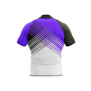 Fabrication en gros en usine de maillots de rugby au design unique, logo personnalisé imprimé, maillot de rugby à séchage rapide avec service OEM - Product Image 2