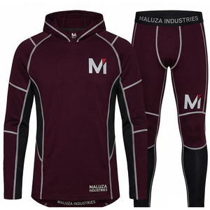 Ensemble de survêtement de luxe haute performance, coupe ajustée, respirant, 100 % polyester, pour l'été, idéal pour la gym et le yoga, pour professionnels - Product Image 1