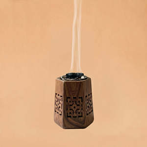Modern Style Sandalwood Indian Incense Burner Premium Hand-made Eco-Friendly Musk Scent Anti-Odour Home Office <b>Perfume</b> - Product Image 3