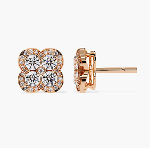 Fashion Lab Created Diamond <b>Earrings</b> VVS1 F Color Cut IGI Certified Elegant Stud <b>Earrings</b> Women Engagement Party Jewelry Gift - Product Image 1
