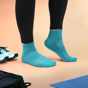 Unisex Rayon from Bamboo Fiber Sports Superior Wicking Athletic Quarter <b>Socks</b> Breathable Moisture Control Anti Odor <b>Soft</b> Comfort - Product Image 2