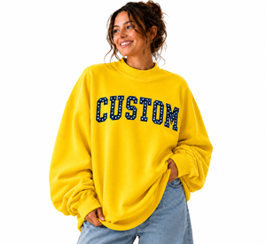เสื้อสเวตเชิ้ตคอเต่าแบบกลับด้านได้ ขนาดใหญ่พิเศษ ผ้าฟลีซ 340 GSM ปักลายตามสั่ง เป็นมิตรต่อสิ่งแวดล้อม สำหรับผู้หญิง ราคาขายส่ง - Product Image 1