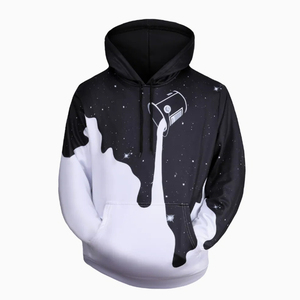 Sweat-shirt à capuche pour homme en sublimation, streetwear premium, conçu avec un tissu respirant pour un style décontracté. - Product Image 1