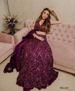 Lehenga Choli Rosa Suave más vendido: ropa lista para usar para bodas y eventos para niñas y mujeres en 2025 - Product Image 1