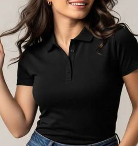 Camiseta Polo para Mujer, Silueta Larga, Diseño con Abertura Lateral, Moderna, Modesta, Transpirable, Ligera, Estilo Jumper - Product Image 4