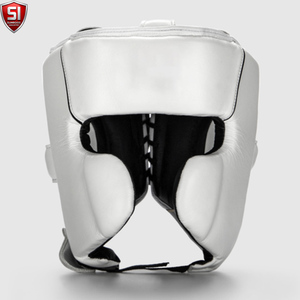 Boxing Head Guard Helmet for <b>MMA</b> Training PU OEM Karate Taekwondo Kickboxing Head Guard - Product Image 3