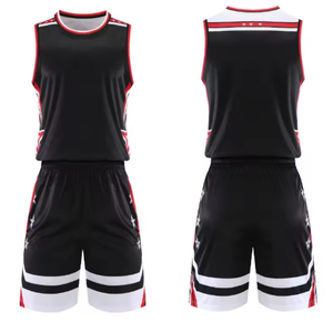 Custom Unisex Adults Basketball Jersey Set Quick-Dry Breathable Training Uniform Sportswear Sublimation Sleeveless <b>Shorts</b> Team - Product Image 6