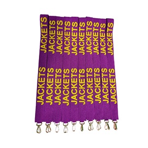 CRYSTAL CRAFT Crochets Métalliques Vintage Écologiques pour Suspendre Sacs à Main sur Veste, avec Sangles Perlées Violettes et Bleues, Modèle 4682 (Uttar) - Product Image 1