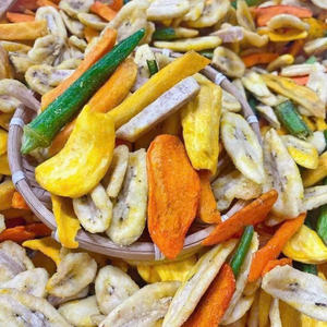 HOT SELLING: Mixed Vegetable Fruit Crunchy Chips VF Dehydrated Fruits Vegetables Crisp Dry Mix Bulk Packaging Vietnam Factory - Product Image 3