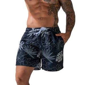 Manufacturer Single <b>Layer</b> 5.5-inch Inseams Black Mens Custom Cropped Fit <b>Mid</b> Waist Breathable Drawstring Wide Leg Gothic Shorts - Product Image 5