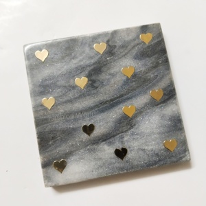 Premium Quality White Marble Stone <b>Coasters</b> Handmade Wood Inlay <b>Drink</b> <b>Coasters</b> for Home Decor Gifting Mats Pads Product Category - Product Image 2