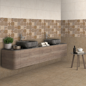 Carrelage en céramique blanc brillant minimaliste moderne 300x600 pour la réception des bureaux d'entreprise et le revêtement mural des infrastructures commerciales - Product Image 2