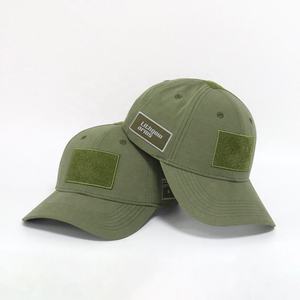 Wholesale Lich Glow Arms Olive Green 6-Panel Baseball Cap Adjustable Unisex Twill Fabric Casual Hat Striped Breathable - Product Image 4