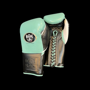 ถุงมือชกมวยขายส่ง No Boxing No Life หนังวัวแท้ แบบผูกเชือก สำหรับฝึกซ้อมและแข่งขันระดับมืออาชีพ รุ่น CP-BG-139 - Product Image 1