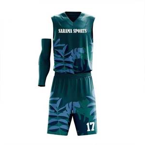 Uniforme de Baloncesto Reversible para Hombre, Sublimado por Completo, 100% Poliéster, Calidad Premium, Unisex - Product Image 1