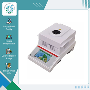 Experiencia Profunda en la Fabricación de Balanzas de Humedad Digitales IR con Pantalla Táctil de Alta Calidad y Fácil Manejo, Origen India - Product Image 2