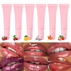 Brillo Labial Hidratante y Voluminizador de Marca Privada, 6 Colores con Sabor a Frutas, Brillo Labial No Pegajoso, Kit de Maquillaje - Product Image 4