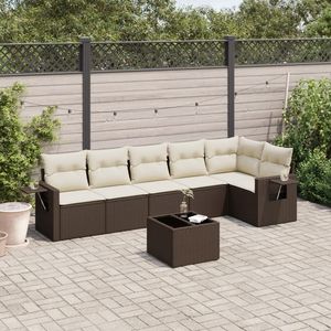 Conjunto de Sofás de Jardín Color Marrón - Product Image 1
