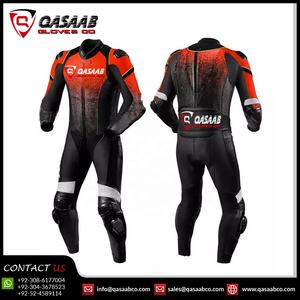 Protection respirante-Combinaisons en cuir de moto entièrement personnalisées Combinaison de moto en cuir de vachette Combinaisons de course sur mesure - Product Image 4