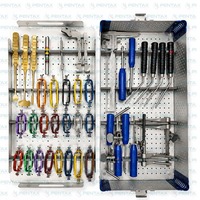 Système d'accès cervical conique antérieur chirurgical Pentax TL, ensemble de lames en acier inoxydable avec étui de rangement, qualité supérieure pour la colonne cervicale