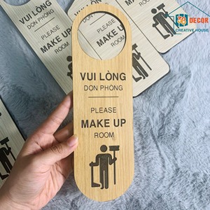 VIFARMEX High Quality Solid Wood Hanging Sign Various Colors Minimalist/Rustic Design Art-Themed Home Commercial Wall <b>Decoration</b> - Product Image 1