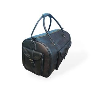 Sac de voyage en cuir véritable durable, léger, personnalisable, écologique, résistant à l'eau, avec fermeture éclair, grande capacité - Product Image 2