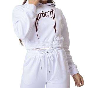 Marque privée à la mode entraînement 100% coton haut court vêtements vêtements de fitness pour femmes ensemble de sport femmes ensembles de yoga pour les filles - Product Image 1