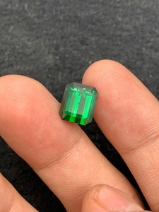 Natural <b>Green</b> Tourmaline Gemstone Loose Stone Faceted Cut Crystal For Jewelry Making <b>Ring</b> Pendant Necklace Crystal - Product Image 2