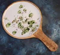 Plat et plateau décoratifs Art Déco en bois émaillé imprimé, les plus vendus, pour mariage et décoration intérieure, écologiques et luxueux