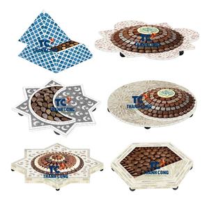 Bandejas de chocolate nácar hechas a mano de suministro de fábrica decorativas ecológicas para el mercado de Oriente Medio al por mayor - Product Image 2