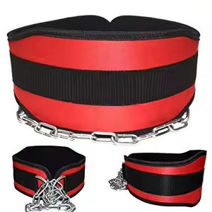 Cinturón de compresión de nailon personalizado con cadena de acero para ejercicios de flexiones, levantamiento de pesas y accesorios de gimnasio. - Product Image 1