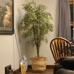 ชุดตะกร้าหวายลายทาง 2 ใบ ตะกร้าเก็บของทำมือ ขายส่ง เป็นมิตรกับสิ่งแวดล้อม ผลิตในเวียดนาม - Product Image 2