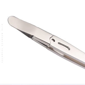 High Quality Slanted Tip Eyebrow Tweezers Durable Portable Stainless Steel Colorful Multifunctional <b>Makeup</b> <b>Tools</b> for Women - Product Image 5