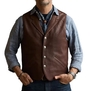 Gilets en cuir respirants personnalisés de qualité supérieure – Nouveau style 2026 tendance en cuir véritable - Product Image 5