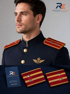 Epaulettes de hombro de primera calidad que ofrecen una excelente artesanía, un fijado seguro y un acabado uniforme profesional. - Product Image 6
