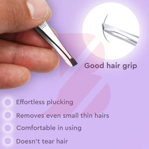 Pinzas para Cejas de Buena Calidad, Resistentes al Óxido, Duraderas y de Larga Duración, con Agarre Fuerte y Rendimiento Suave para la Depilación - Product Image 2