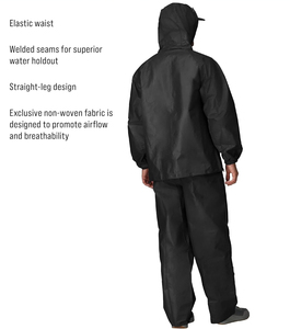Ensemble de vêtements de pluie haut de gamme pour hommes et femmes, conçu pour la randonnée, le camping, le trekking, les voyages et les activités de plein air - Product Image 5