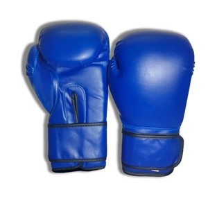 Gants de boxe pour enfants bleus, blancs, rouges et jaunes, 16 oz, en PU, personnalisables pour l'Europe et la Russie - Product Image 5