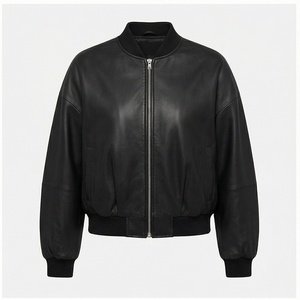 แจ็กเก็ตหนังแกะแบบบางสำหรับผู้หญิงเสื้อแจ็กเก็ตหนังแกะระบายอากาศได้ดีดีไซน์ตามสั่งสำหรับฤดูหนาว - Product Image 1