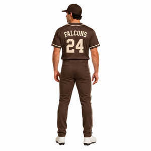 Uniforme de Béisbol Personalizado OEM, Camiseta y Pantalones Deportivos Transpirables para Hombres, Jóvenes, Equipos Escolares, Clubes y Torneos - Product Image 4