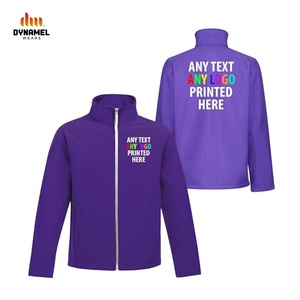 เสื้อแจ็คเก็ตซอฟต์เชลล์แบบมีปกตั้งสำหรับผู้ชาย ออกแบบเองได้ ผลิตจากผ้าโพลีเอสเตอร์ฟลีซ เหมาะสำหรับการล่าสัตว์ในฤดูหนาว ใช้สำหรับกิจกรรมกลางแจ้งและกันลม - Product Image 1