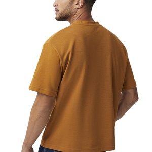 Prix de gros, t-shirts pour hommes de qualité supérieure, surdimensionnés, impression de logo personnalisée, couleur unie, séchage rapide, respirant, toutes tailles disponibles - Product Image 2