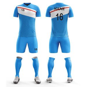 Tenue de basketball personnalisée couleur unie, service OEM, tailles enfant et junior, uniforme d'équipe de football en polyester/spandex compressif - Product Image 4