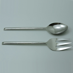 Cuillère à salade en acier inoxydable avec poignée noire antique, accessoires pour la maison et la cuisine, gadgets pour hôtels, best-seller, décoration de table - Product Image 2