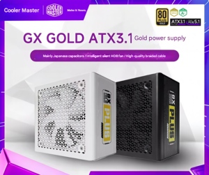 Fuente de Alimentación Totalmente Modular con Clasificación Gold Cooler Master GX 750Plus y GX GOLD 850 PLUS y GX GOLD 1000 PLUS - Product Image 1