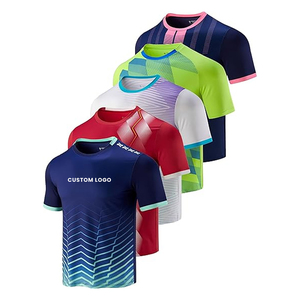 Servicio OEM ODM, Camisetas de Hombre Tejidas Ecológicas de Diferentes Colores con Cuello Redondo, Buena Venta, Alta Calidad, Logotipo Personalizado - Product Image 1