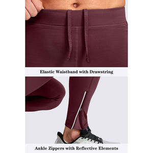 Leggings Deportivos para Hombre, Elásticos, Transpirables, con Tela que Absorbe la Humedad, para Entrenamiento, Running, Yoga y Estilo de Vida Activo, OEM - Product Image 5