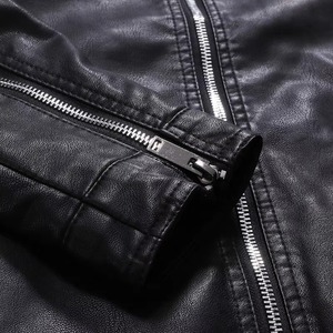 Chaqueta de Cuero Genuino Premium para Hombre, Chaqueta de Motociclista Clásica Hecha a Mano, de Lujo, Suave, Cómoda, Duradera, para Invierno y Actividades al Aire Libre - Product Image 6