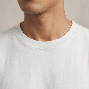 Men's <b>White</b> Oversized T-Shirt 100% Cotton Short Sleeve <b>Tee</b> Casual Wear O-Neck 100% Cotton T Shirts Men Tops - Product Image 4